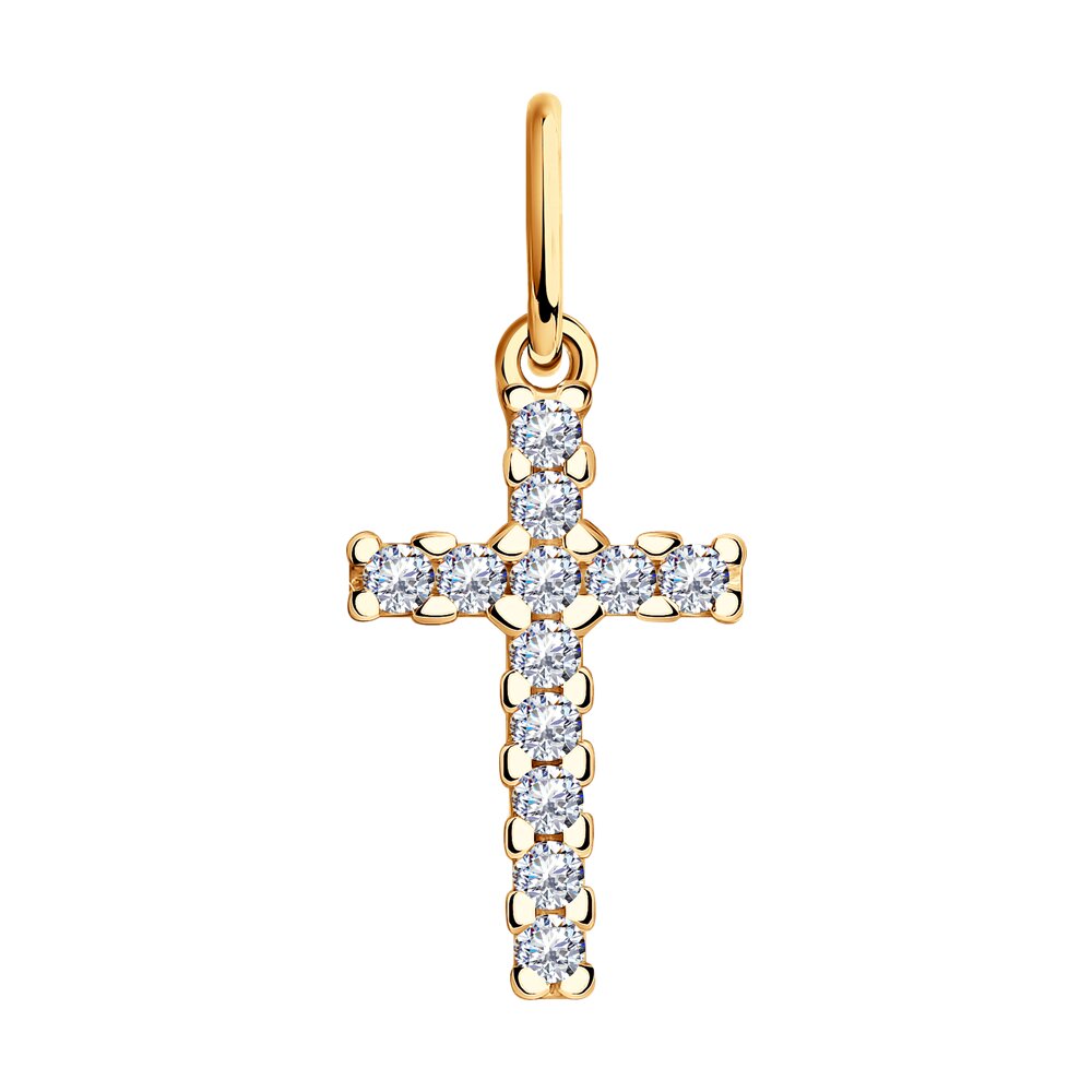 Подвеска SOKOLOV из золочёного серебра с фианитами 2990₽