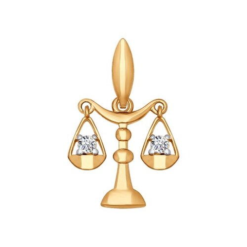 

Подвеска «Знак зодиака Весы» с фианитами SOKOLOV