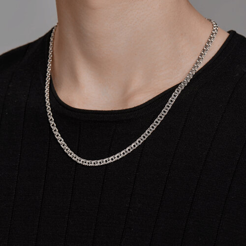 Цепь из серебра с алмазной гранью - фото 3