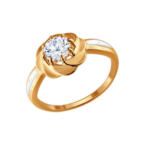 

Помолвочное кольцо SOKOLOV из золота со Swarovski Zirconia