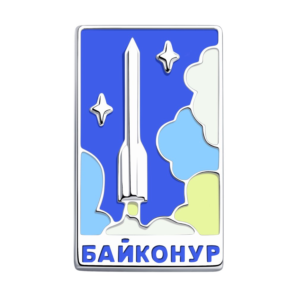 

Брошь SOKOLOV из серебра с эмалью