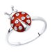 Детское кольцо Божья коровка SOKOLOV 2000₽