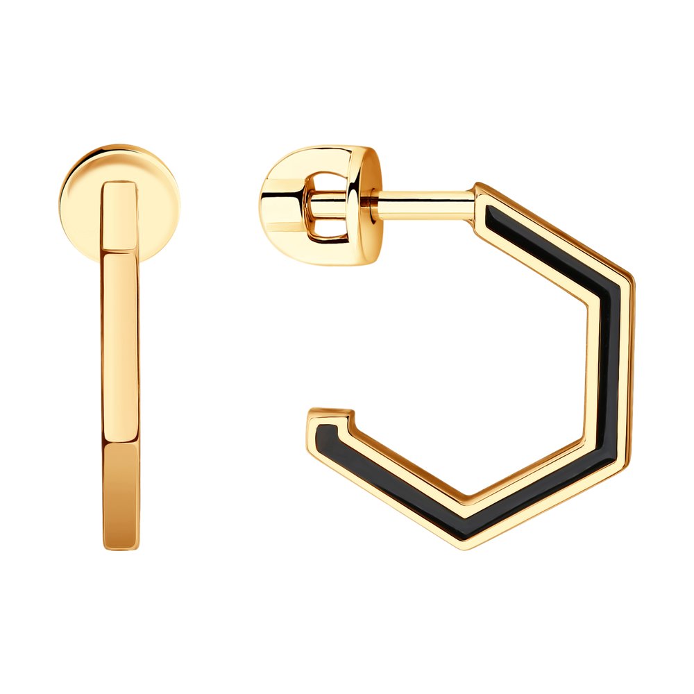 

Серьги SOKOLOV из золота с эмалью