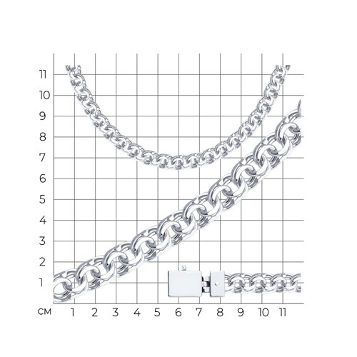 Цепь из серебра - фото 5