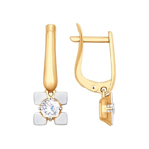 

Серьги SOKOLOV из золота со Swarovski Zirconia
