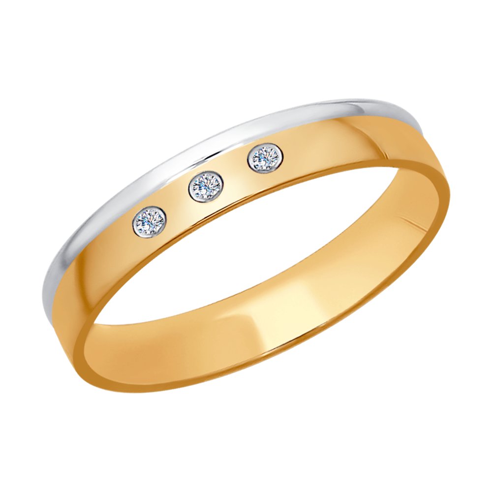 

Обручальное кольцо SOKOLOV из комбинированного золота