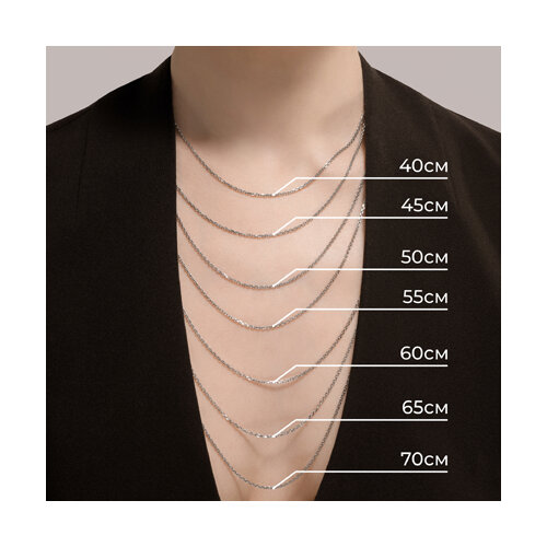 Цепь питон ручная вязка из чернёного серебра - фото 2