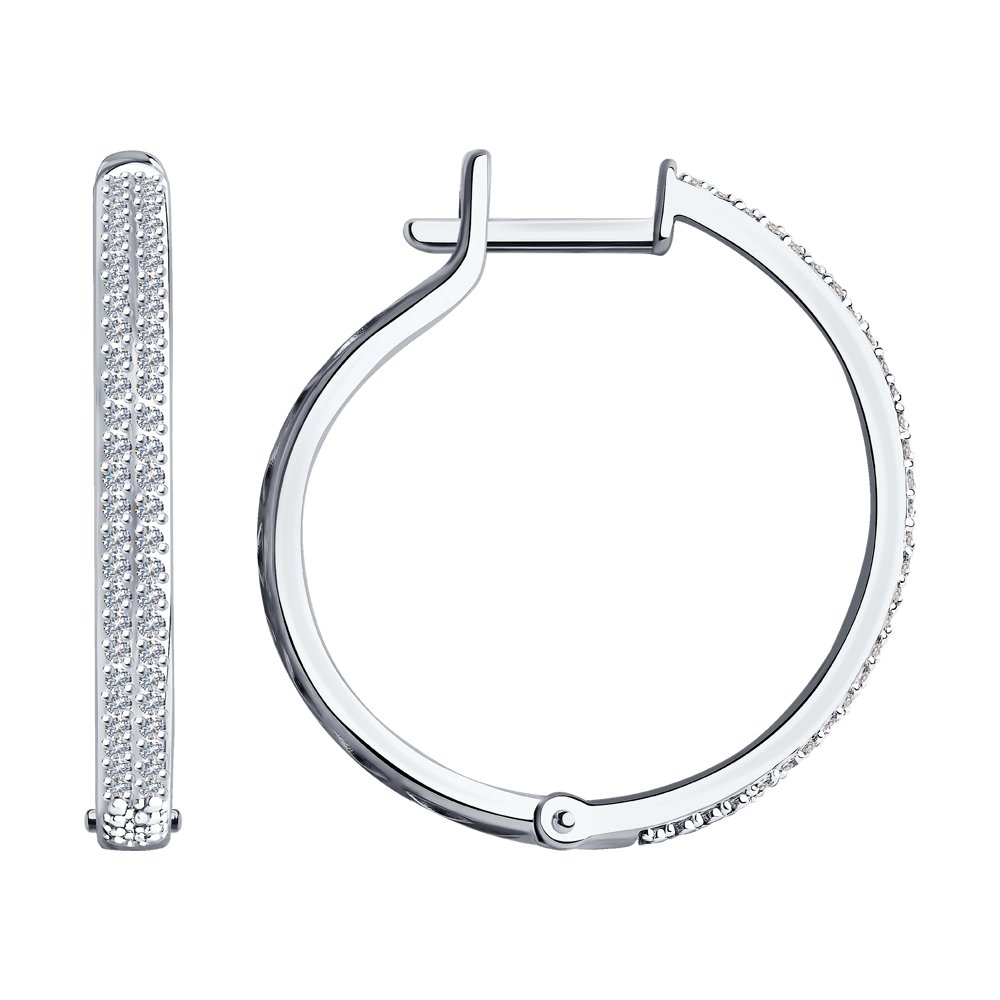 

Серьги SOKOLOV Diamonds из белого золота с бриллиантами