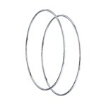 Серьги конго из серебра