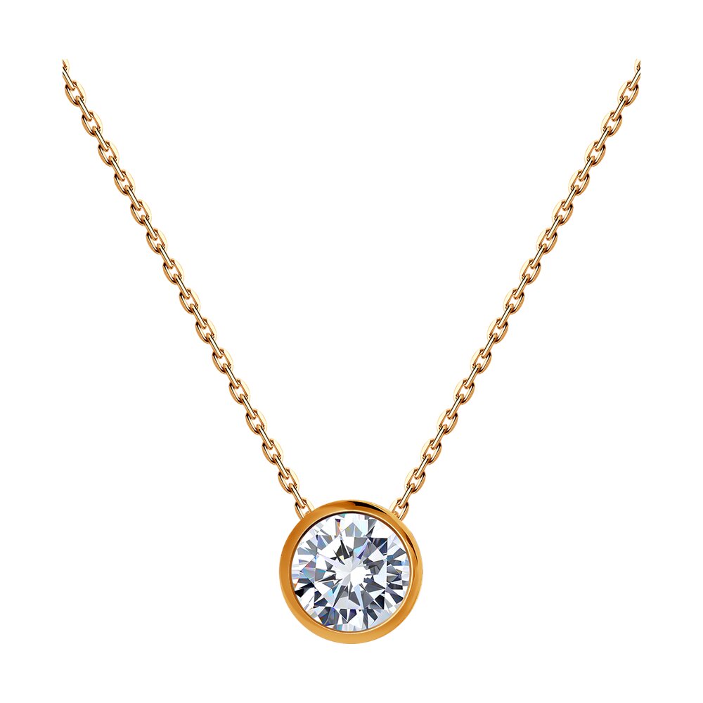 

Колье SOKOLOV Diamonds из золота с бриллиантом
