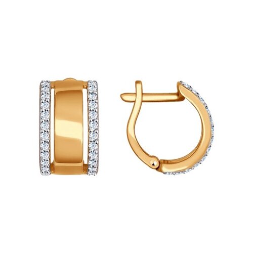 

Серьги SOKOLOV из золота с фианитами