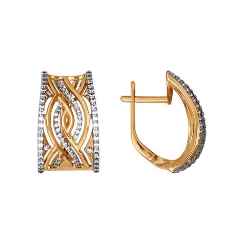 

Серьги SOKOLOV из золота с фианитами