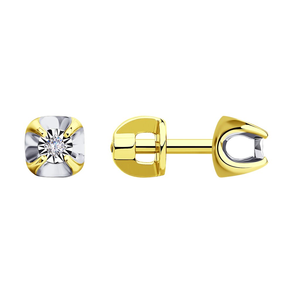 

Серьги SOKOLOV Diamonds из комбинированного золота с бриллиантами