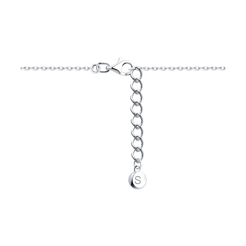 Браслет из серебра с фианитами - фото 3