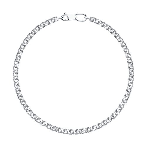 Браслет из серебра с алмазной гранью - фото 1