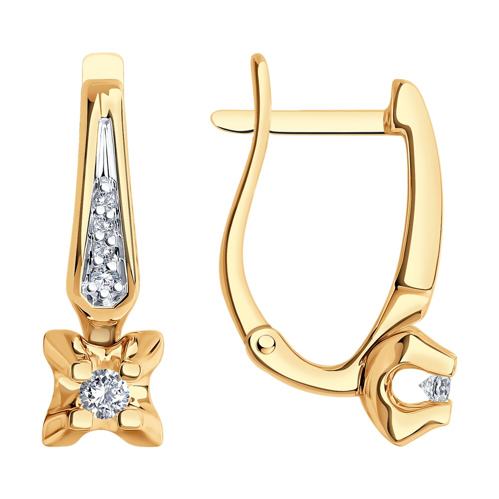 

Серьги SOKOLOV Diamonds из золота с бриллиантами
