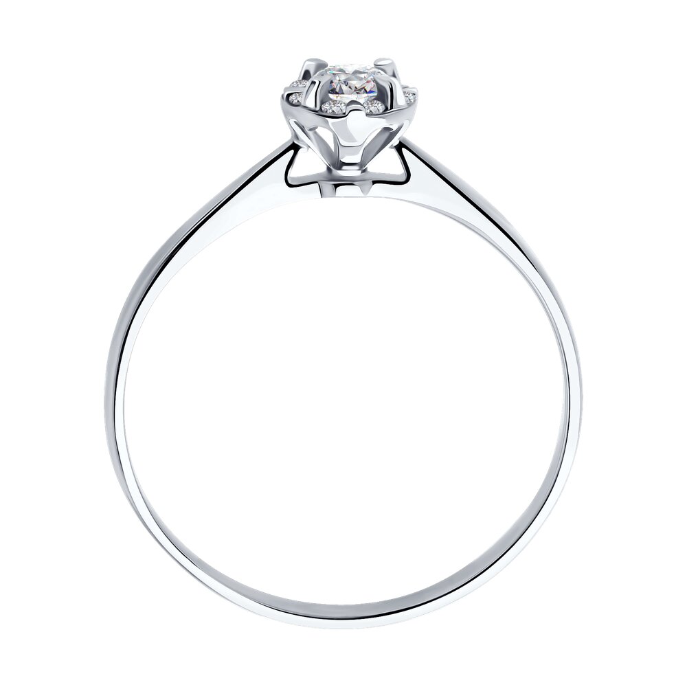

Кольцо SOKOLOV Diamonds из белого золота с бриллиантами