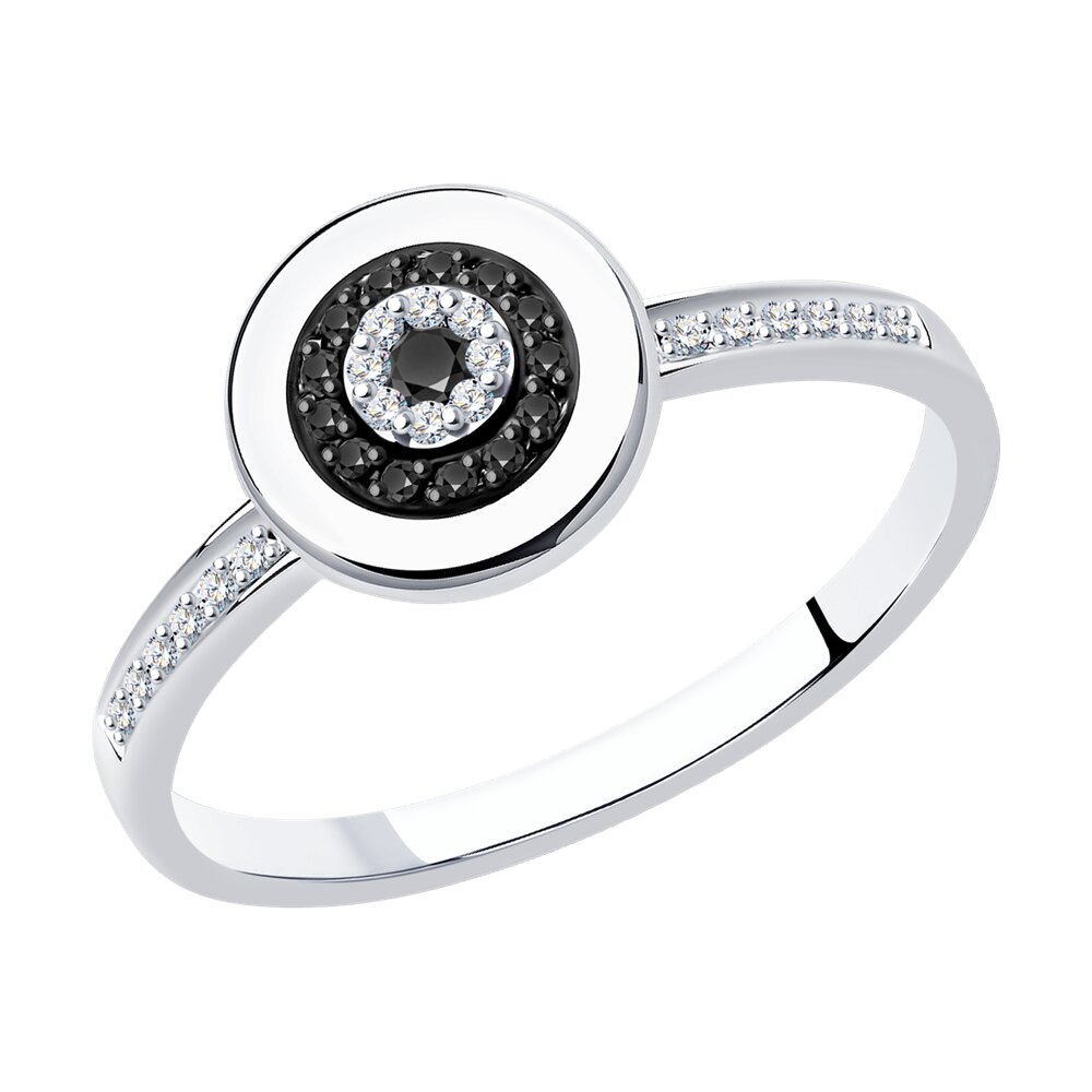 

Кольцо SOKOLOV Diamonds из белого золота с бриллиантами