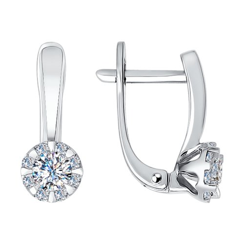 

Серьги SOKOLOV Diamonds из белого золота с бриллиантами