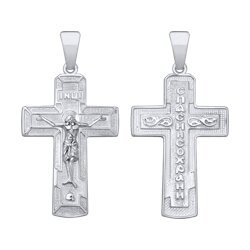 Крест SOKOLOV из белого золота 30000₽