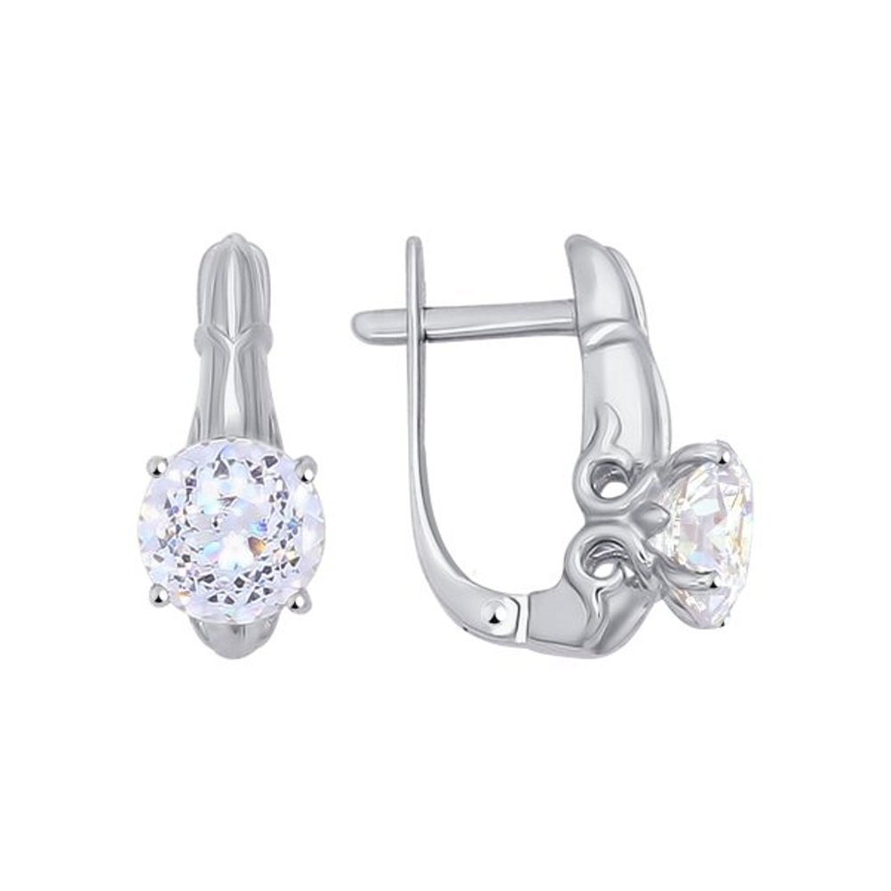 

Серьги SOKOLOV из белого золота со Swarovski Zirconia