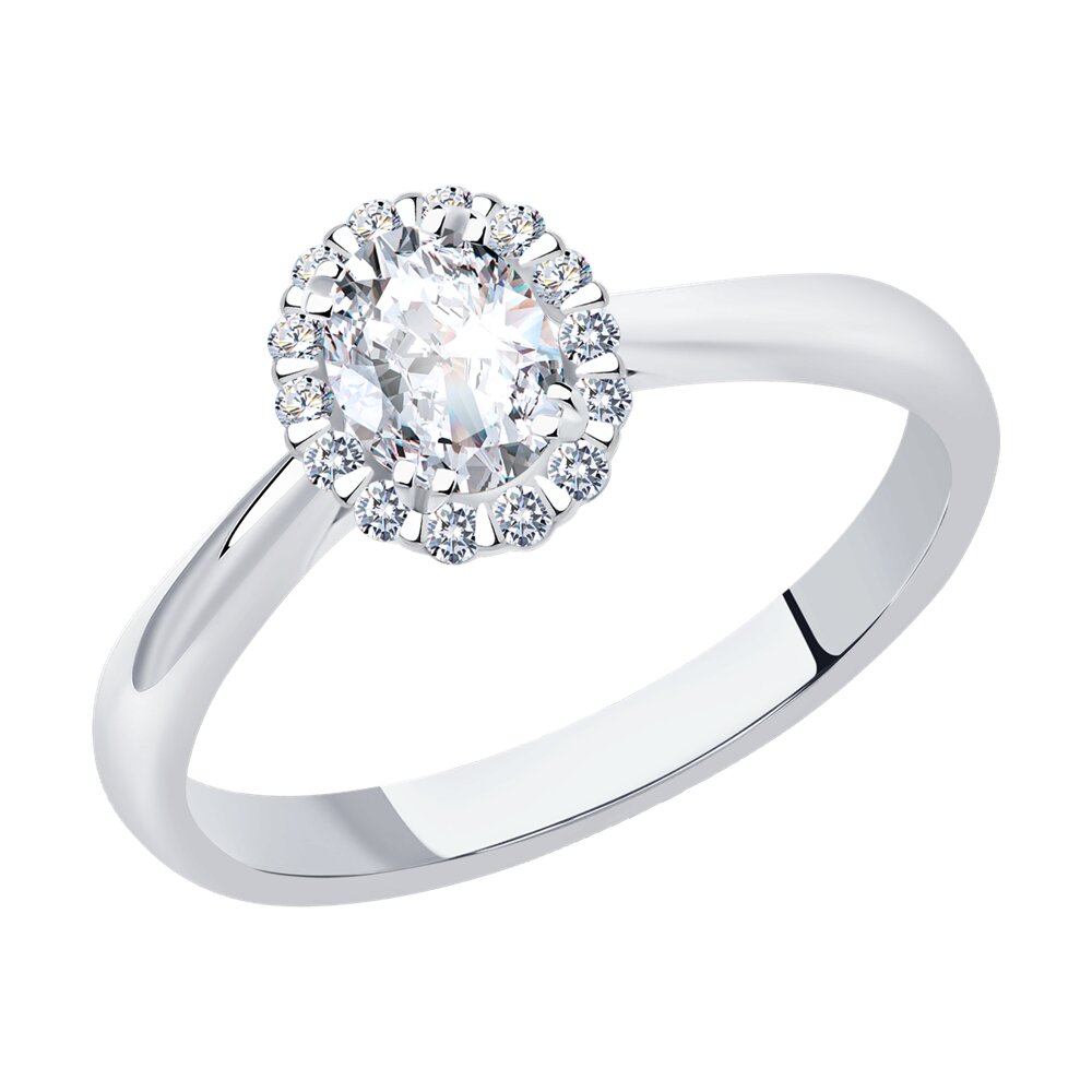 

Кольцо SOKOLOV Diamonds из белого золота с бриллиантами
