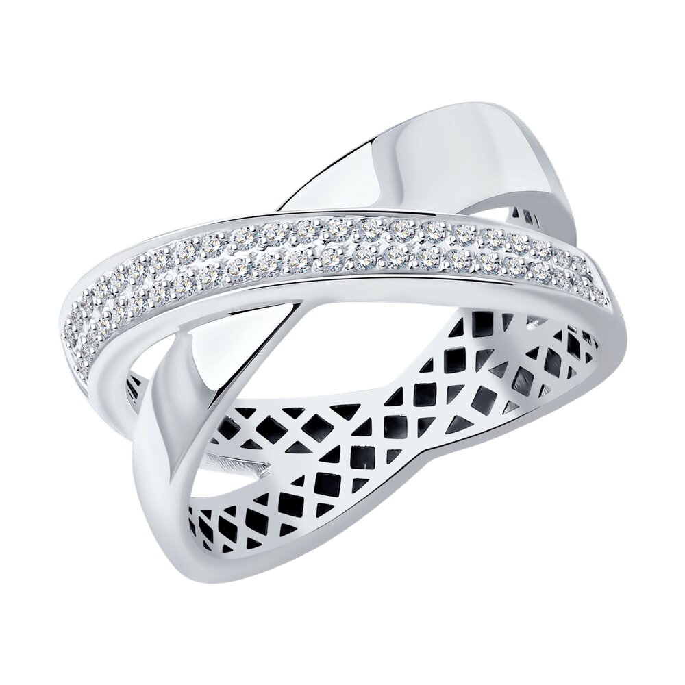 

Кольцо SOKOLOV Diamonds из белого золота с бриллиантами