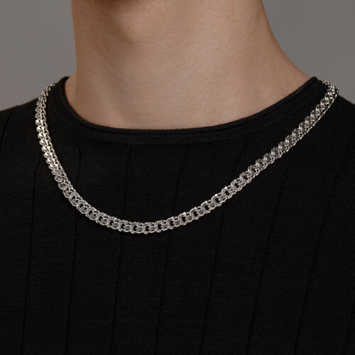 Цепь из серебра с алмазной гранью - фото 3