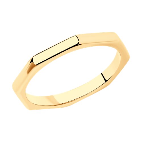 Кольцо из золочёного серебра - фото 1