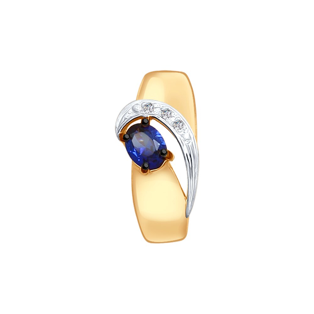 

Подвеска SOKOLOV Diamonds из золота с бриллиантами и корундом