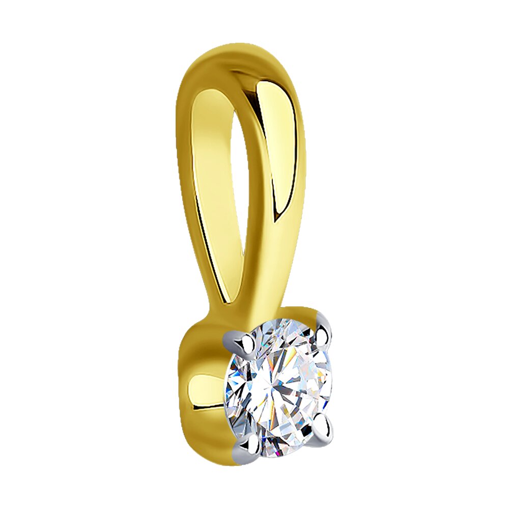 

Подвеска SOKOLOV Diamonds из желтого золота с бриллиантом