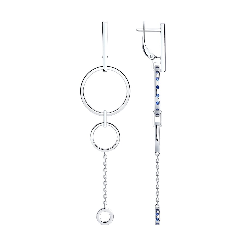 

Серьги SOKOLOV из серебра с фианитами