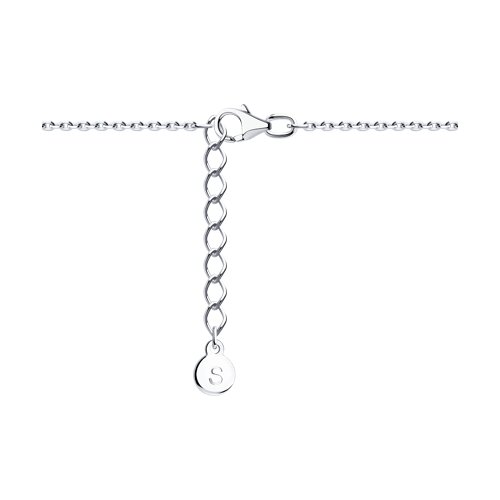 Браслет из серебра с фианитами - фото 3