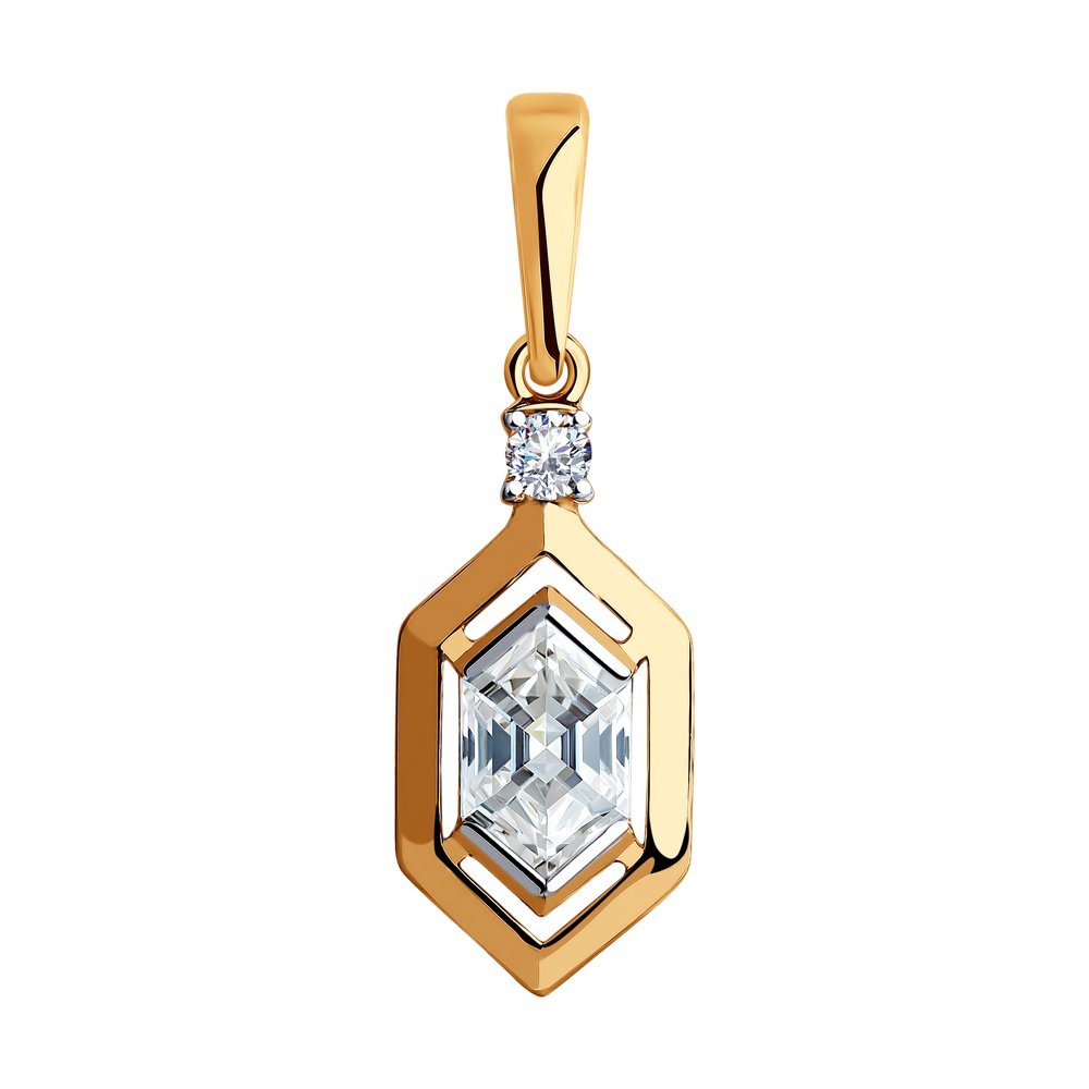 

Подвеска SOKOLOV из золота со Swarovski Zirconia