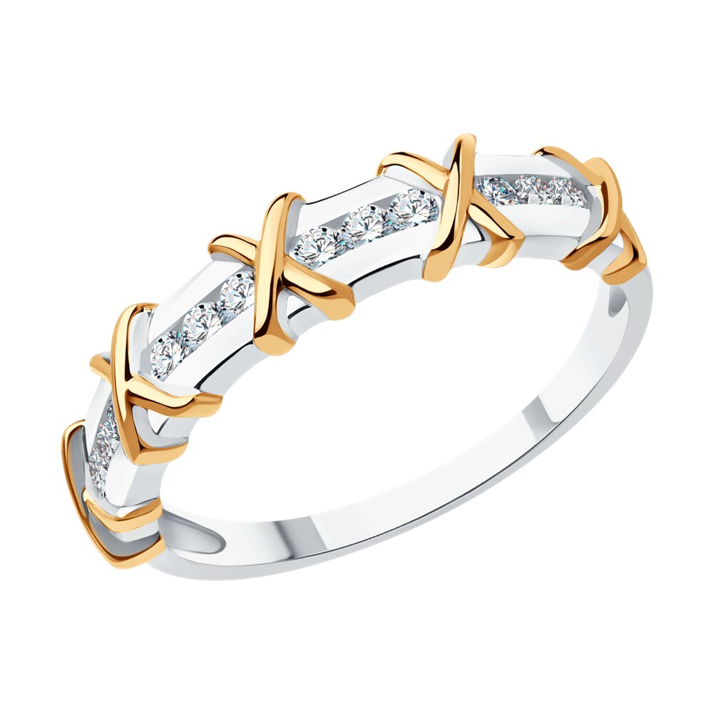 

Кольцо SOKOLOV Diamonds из белого золота с бриллиантами