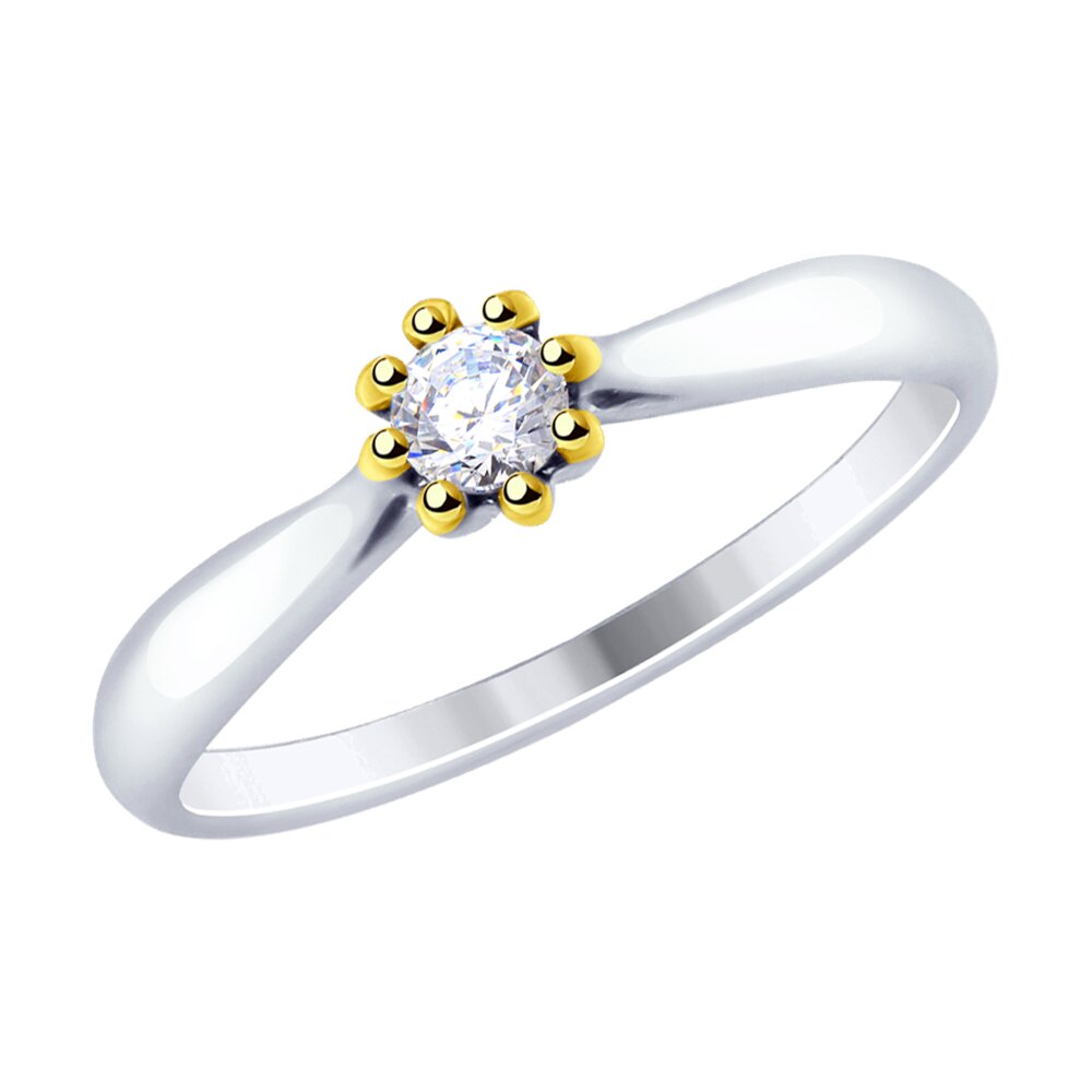 

Кольцо SOKOLOV из серебра со Swarovski Zirconia