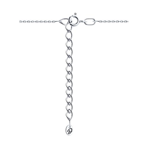 Колье из серебра с фианитами - фото 2