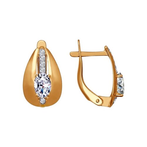 

Серьги SOKOLOV из золота с фианитами