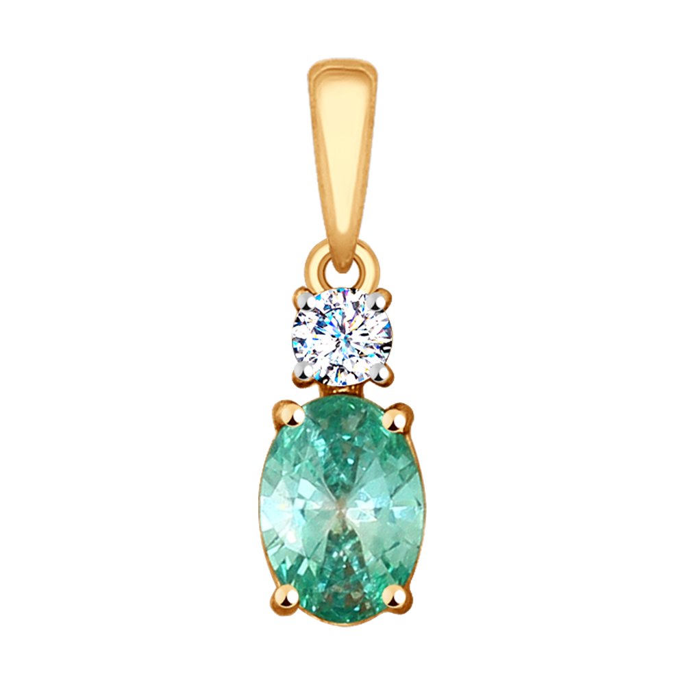 

Подвеска SOKOLOV из золота со Swarovski Zirconia