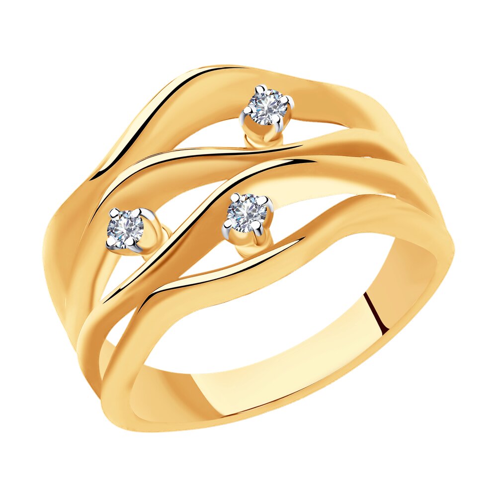 

Кольцо SOKOLOV Diamonds из золота с бриллиантами