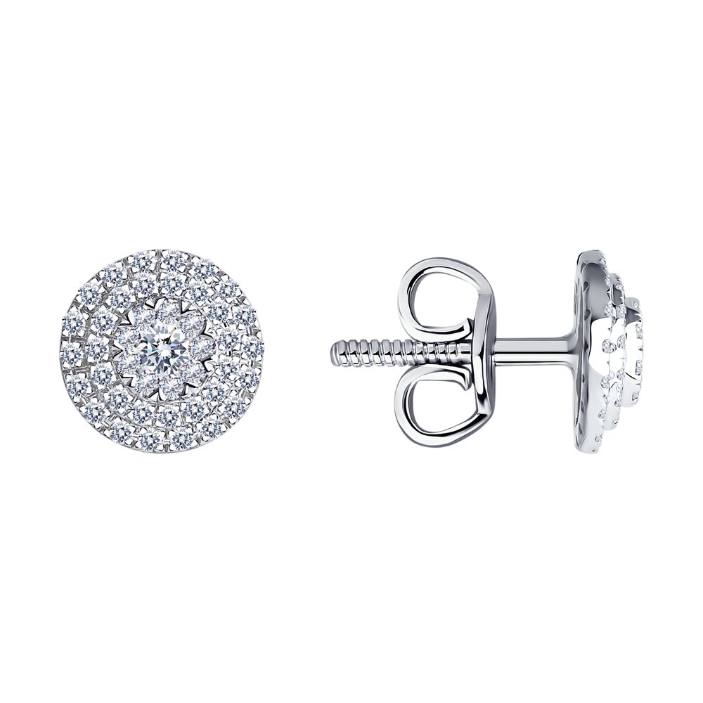 

Серьги SOKOLOV Diamonds из белого золота с бриллиантами