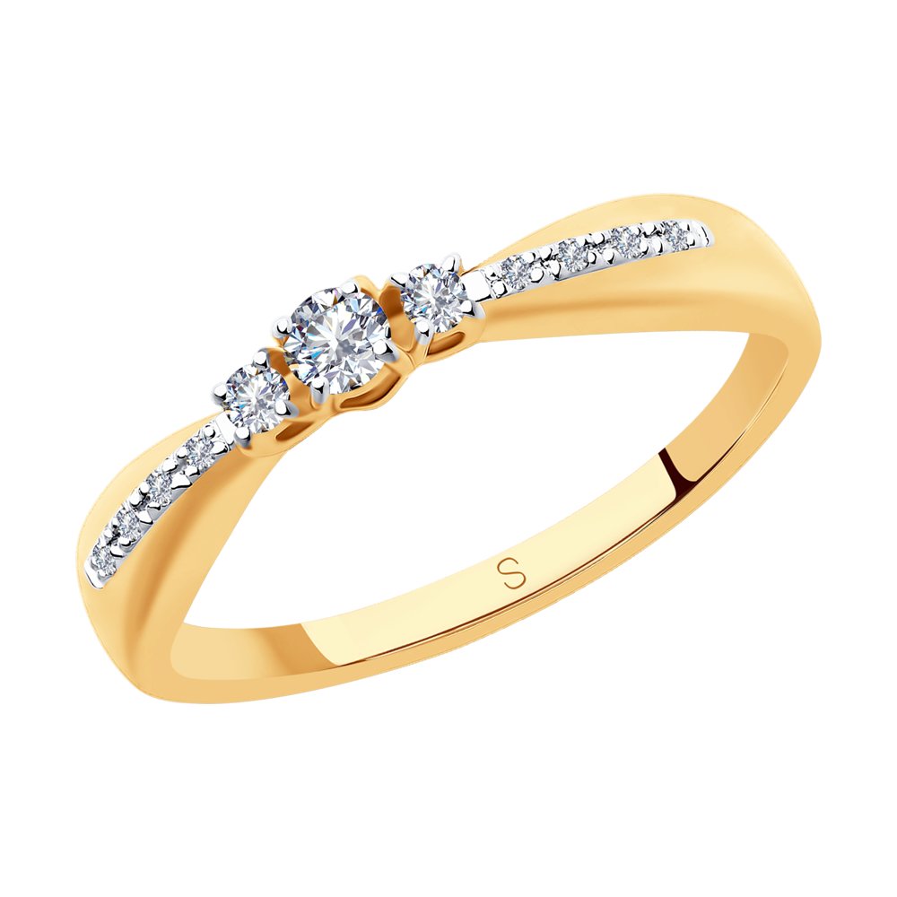 

Кольцо SOKOLOV Diamonds из золота с бриллиантами