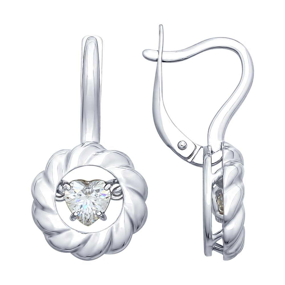 

Серьги SOKOLOV из серебра со Swarovski Zirconia