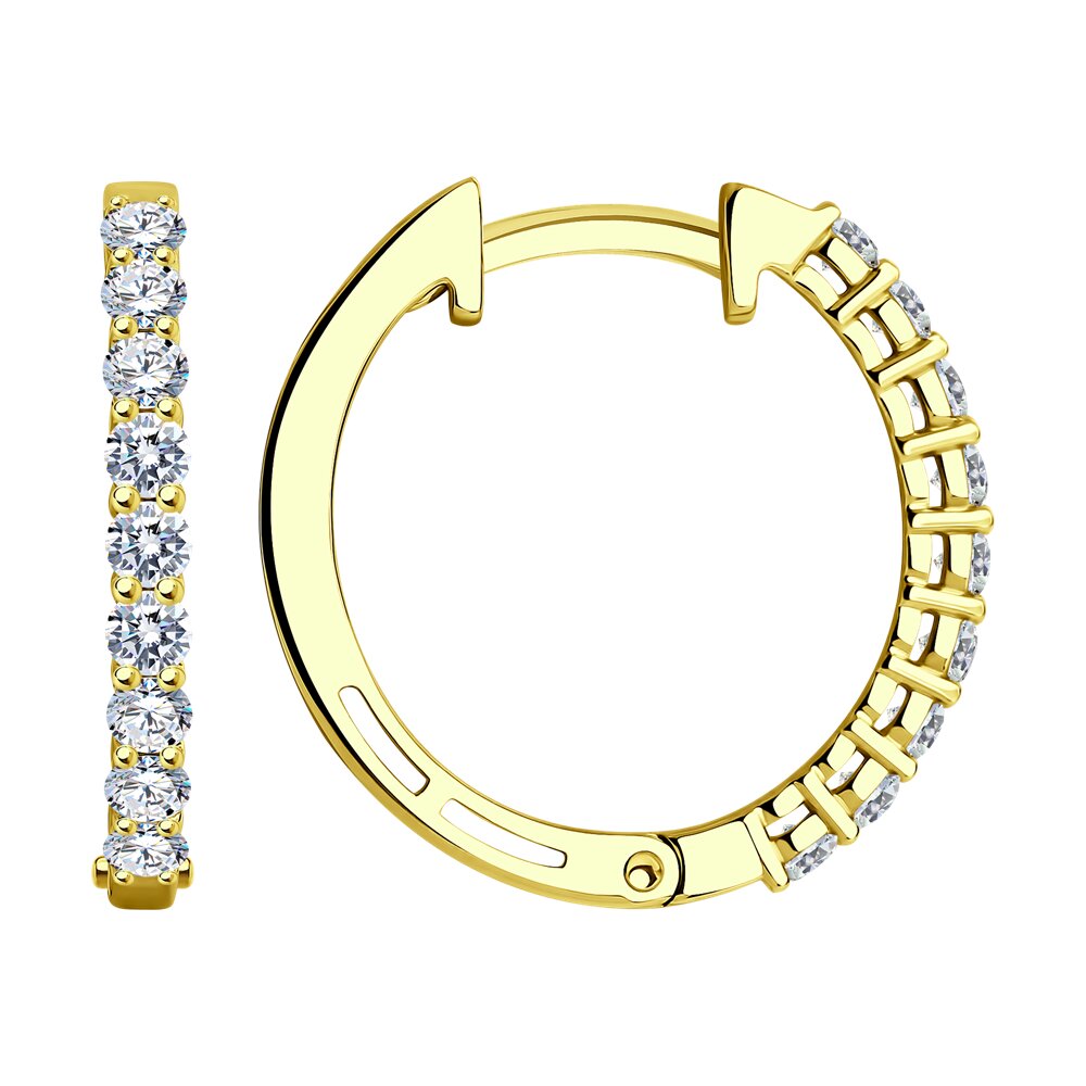 

Серьги SOKOLOV Diamonds из желтого золота с бриллиантами