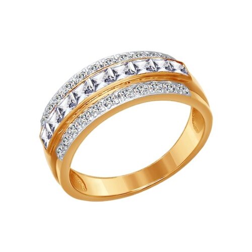 

Кольцо SOKOLOV из золота со swarovski zirconia