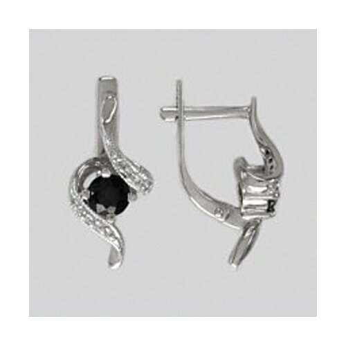 

Серьги SOKOLOV из белого золота с бриллиантами и сапфирами