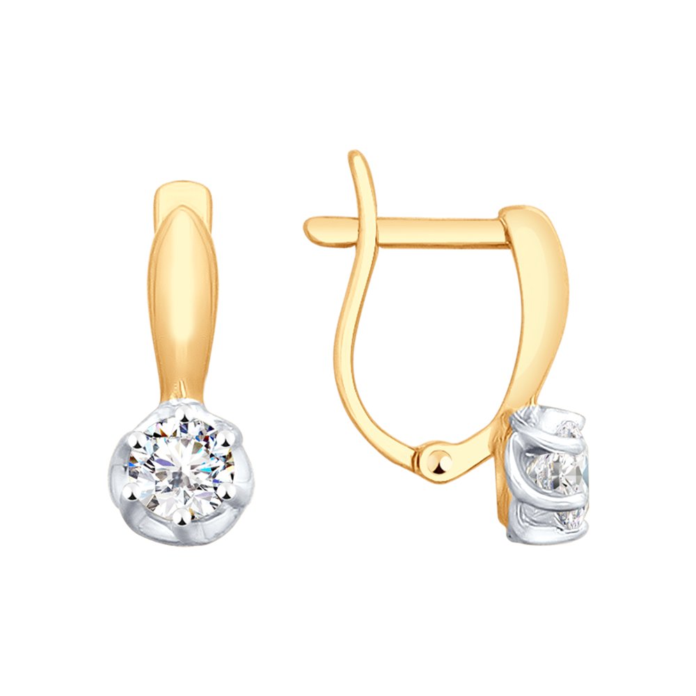 

Серьги SOKOLOV из золота со Swarovski Zirconia