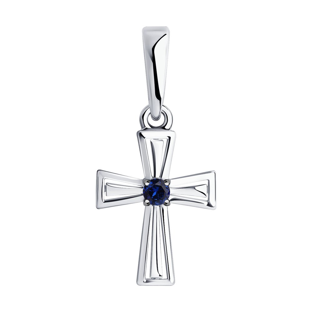 

Подвеска SOKOLOV Diamonds из белого золота с сапфиром
