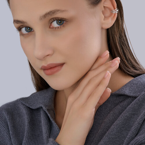 Серьга из серебра - фото 5