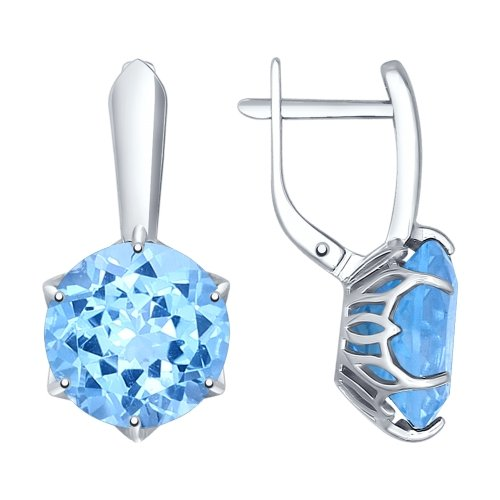 

Серьги SOKOLOV из серебра с ситаллами